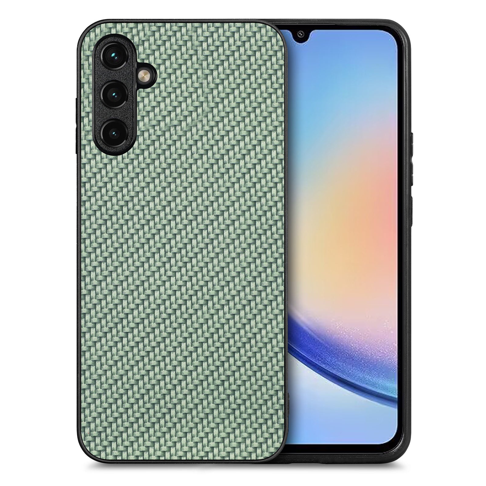 For Samsung Galaxy A34 5G Carbon Fiber Texture Mobile Phone Case Leather Coated PC TPU Cover For Samsung Galaxy A34 5G Carbon Fiber Texture Mobile Phone Case Leather Coated PC TPU Cover